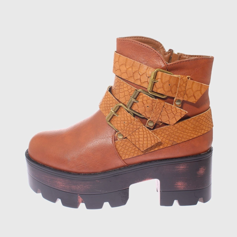 BOTIN KAKI VIA FRANCA ART. 51651KHAKI - 2