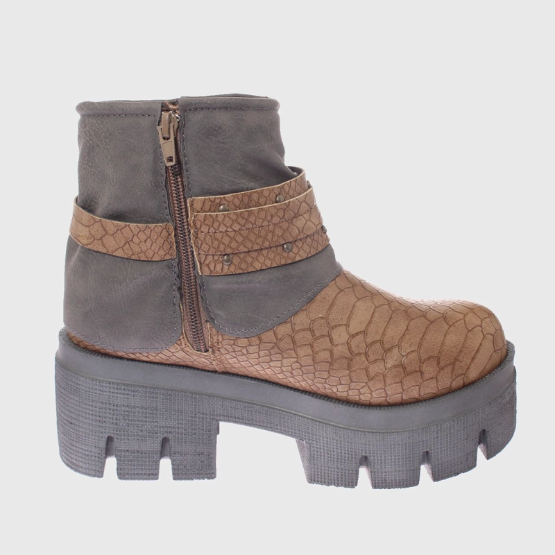 BOTIN TAUPE VIA FRANCA ART. 5SG2035CROCOTAUPE - 4