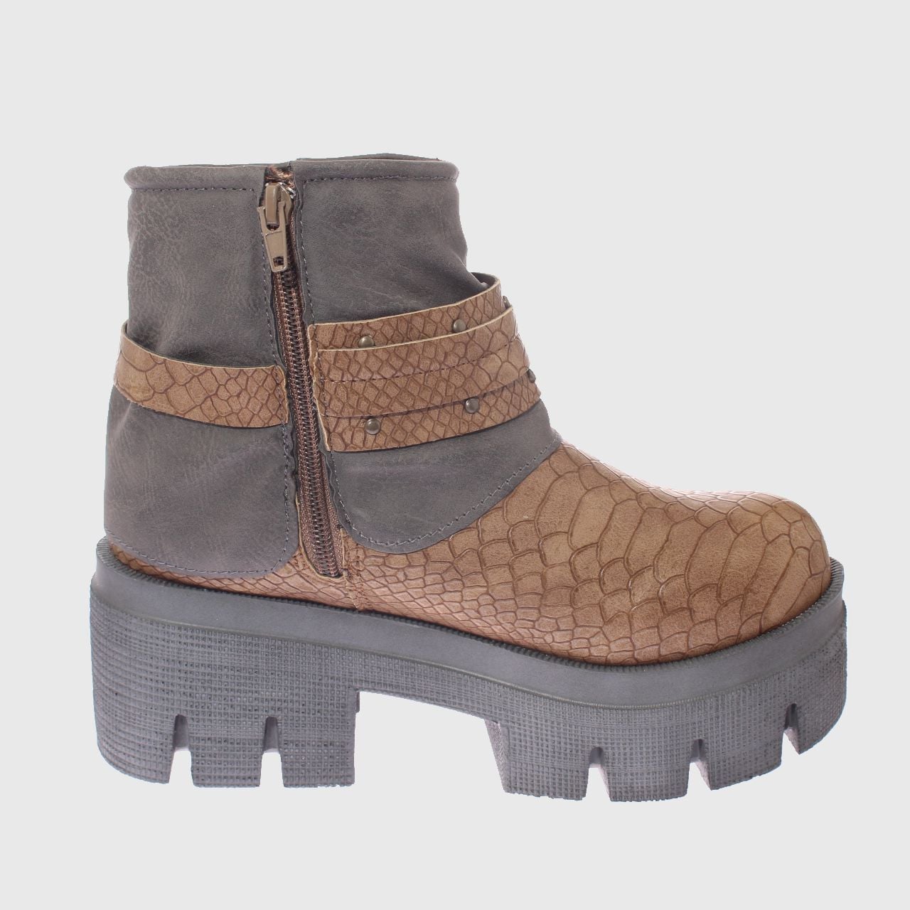 BOTIN TAUPE VIA FRANCA ART. 5SG2035CROCOTAUPE - 4