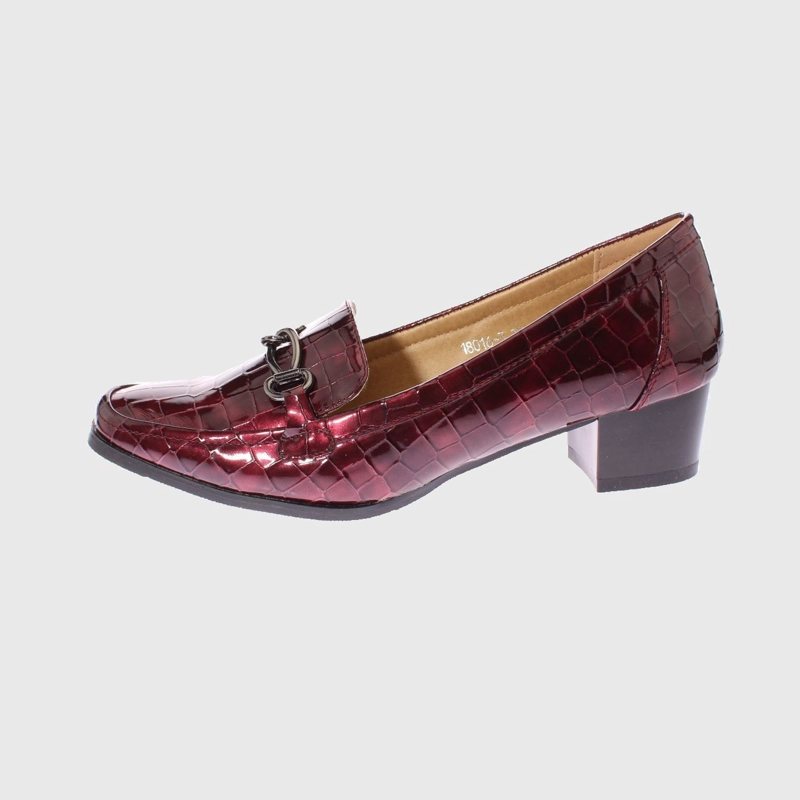 MOCASINES MUJER VIA FRANCA BURDEO TACO ART. 5180163BUNGUNDY - 2