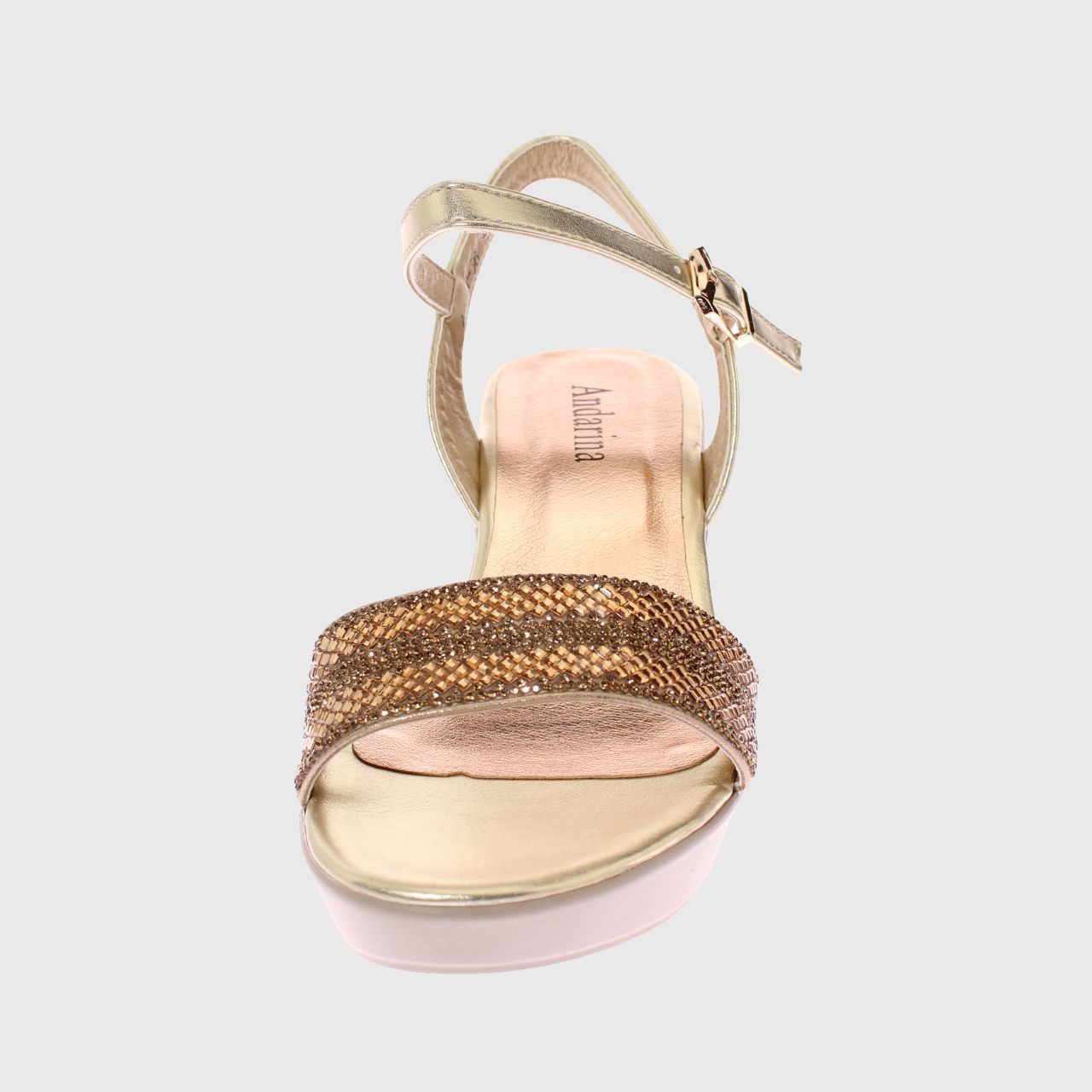 SANDALIAS MUJER VÍA FRANCA DORADO FIESTA ANDARINA ART. 5A9001GOLD - 3