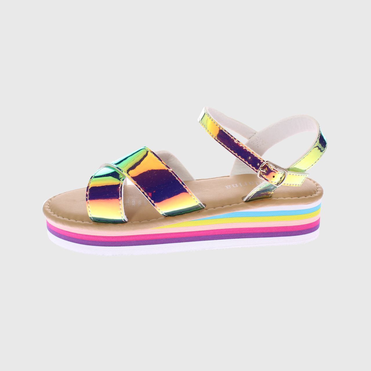 SANDALIAS NIÑA VÍA FRANCA DORADO TORNASOL ANDARINA ART. 3SY029GOLD - 2