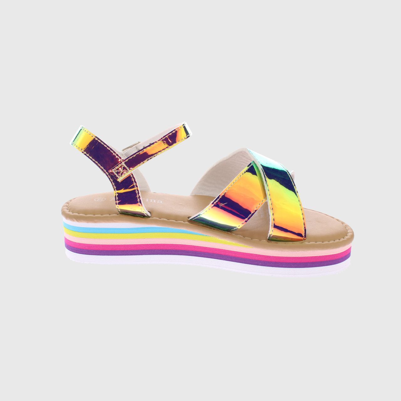SANDALIAS NIÑA VÍA FRANCA DORADO TORNASOL ANDARINA ART. 3SY029GOLD - 4
