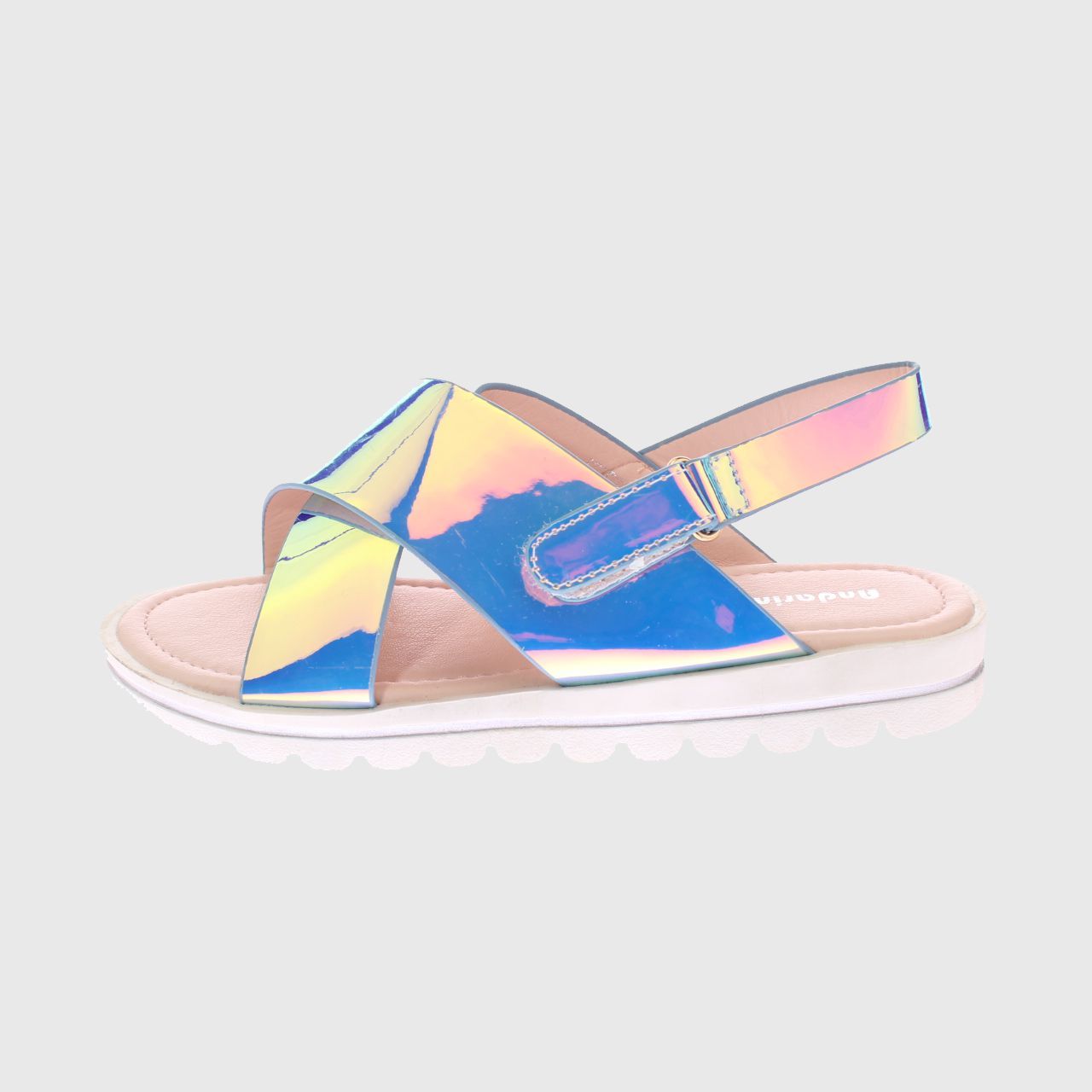 SANDALIAS NIÑA VÍA FRANCA PLATA TORNASOL ANDARINA ART. 3SM001LSILVER - 2