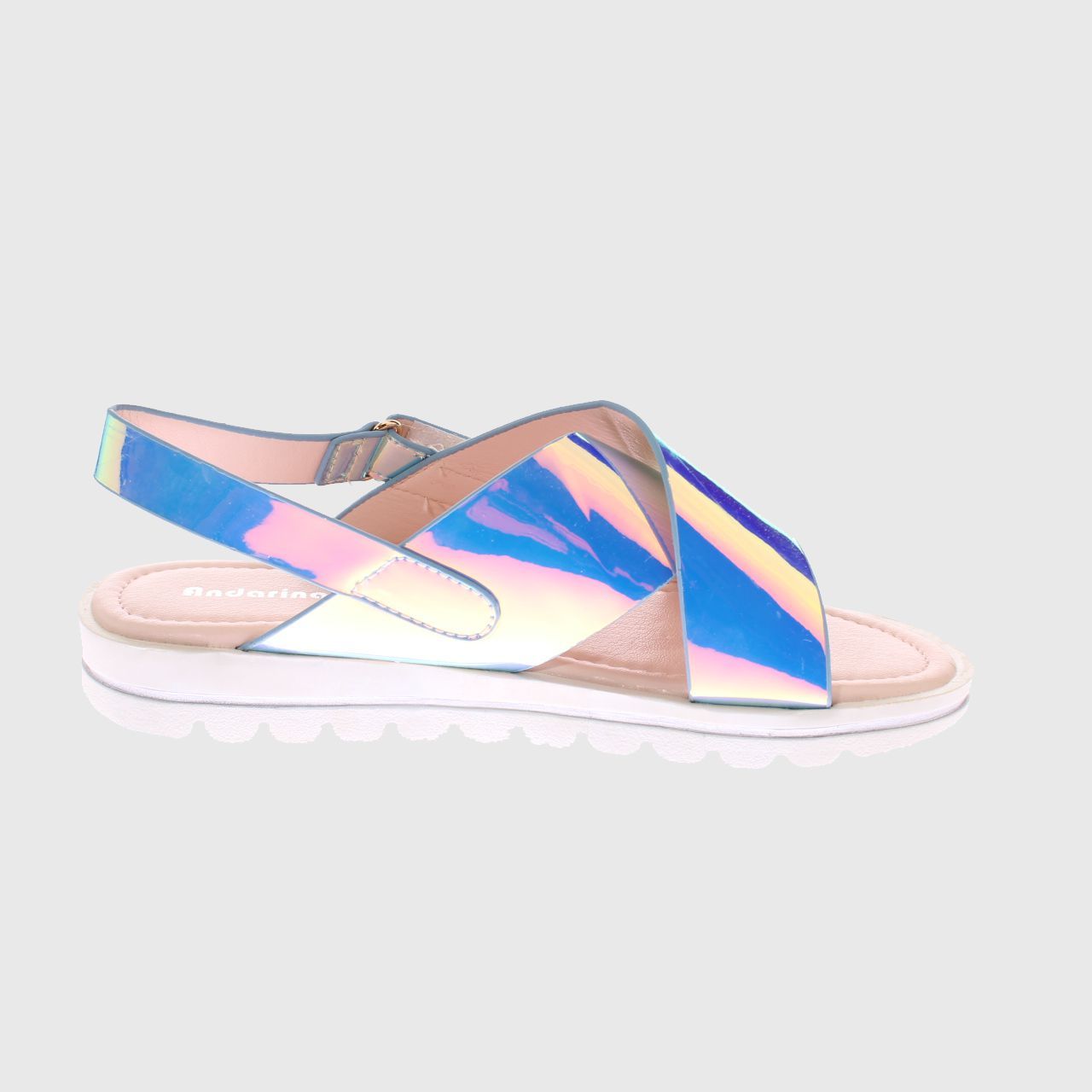 SANDALIAS NIÑA VÍA FRANCA PLATA TORNASOL ANDARINA ART. 3SM001LSILVER - 4