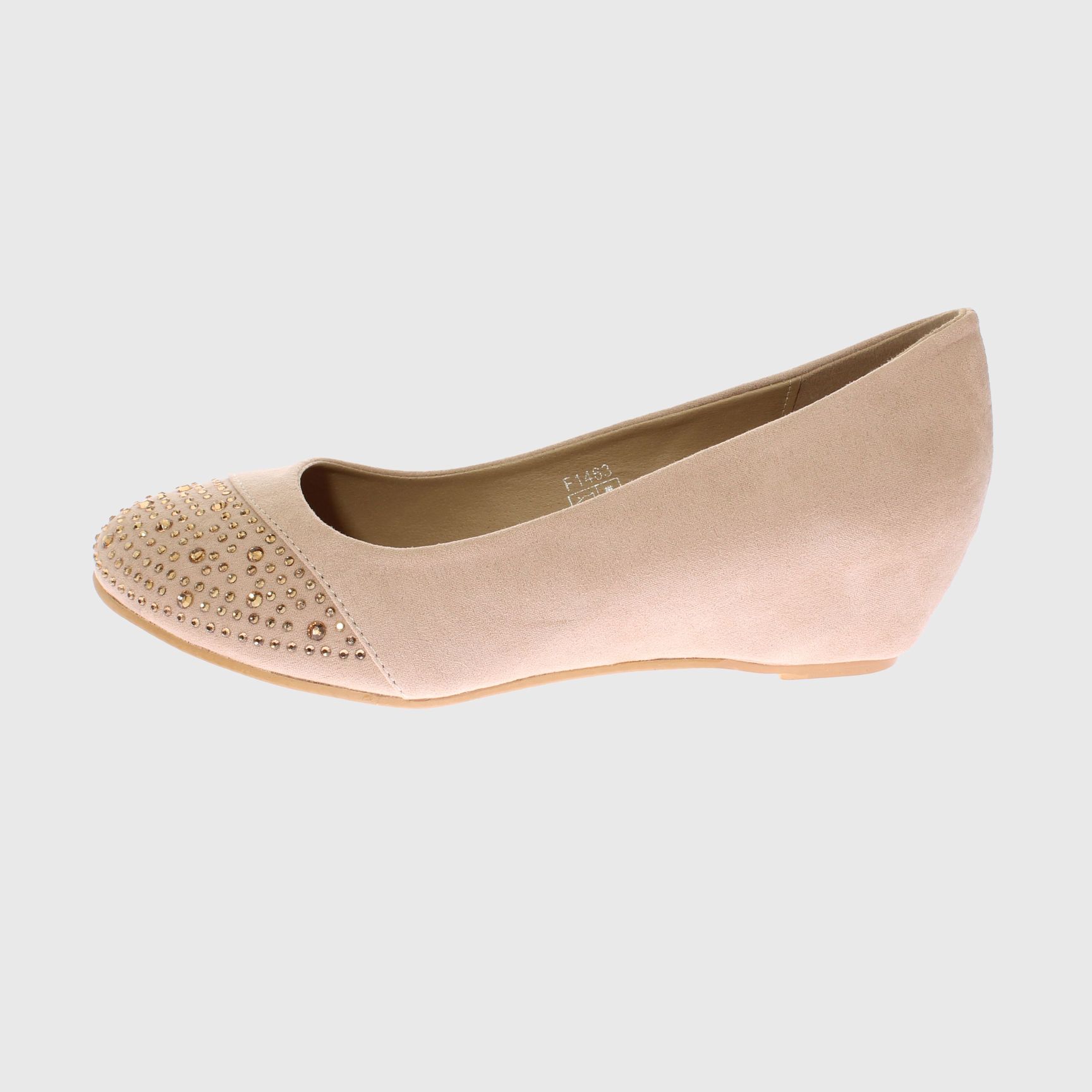 BALLERINAS MUJER VIA FRANCA CRISTAL CELLINA ART. 5F1463 BEIGE - 2