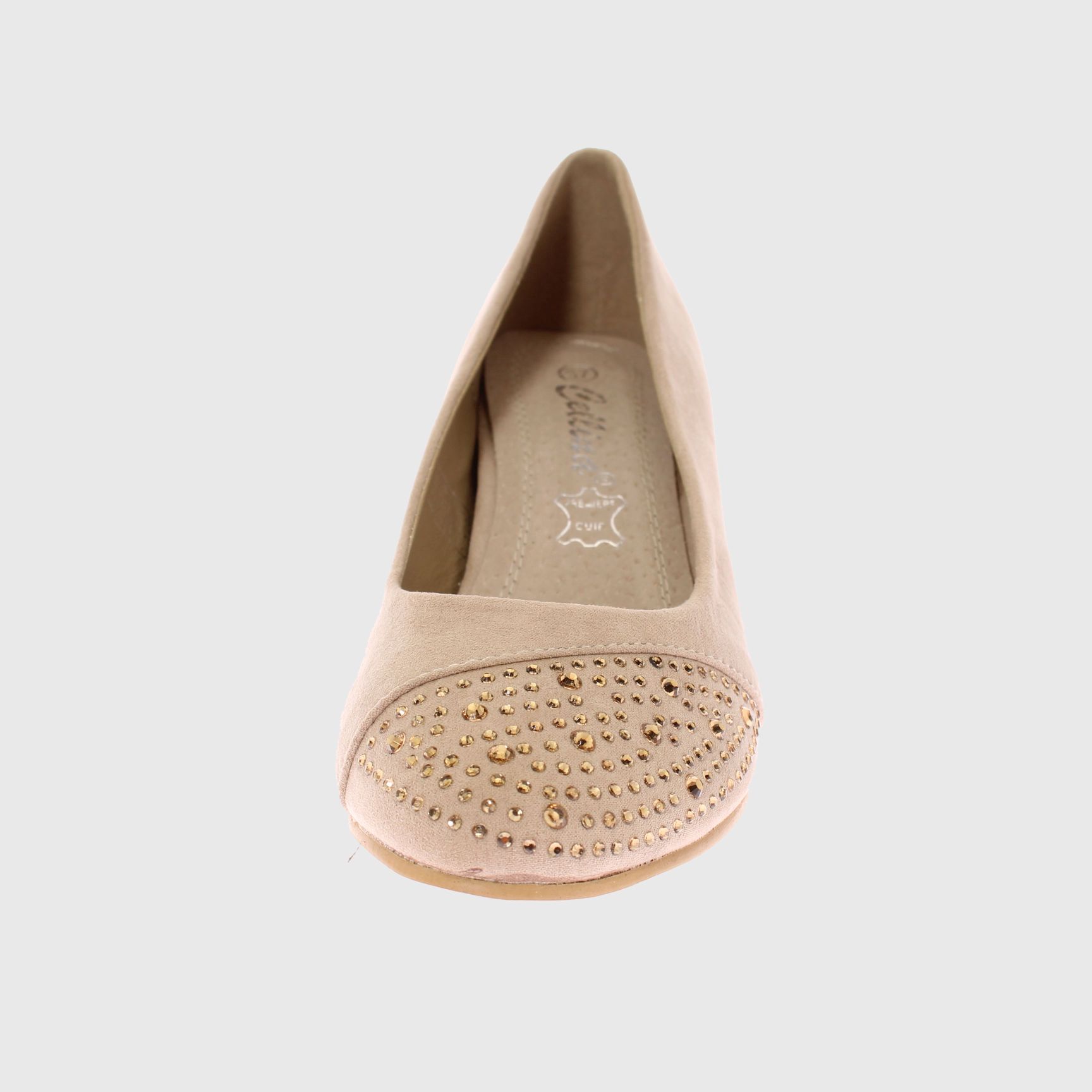 BALLERINAS MUJER VIA FRANCA CRISTAL CELLINA ART. 5F1463 BEIGE - 3