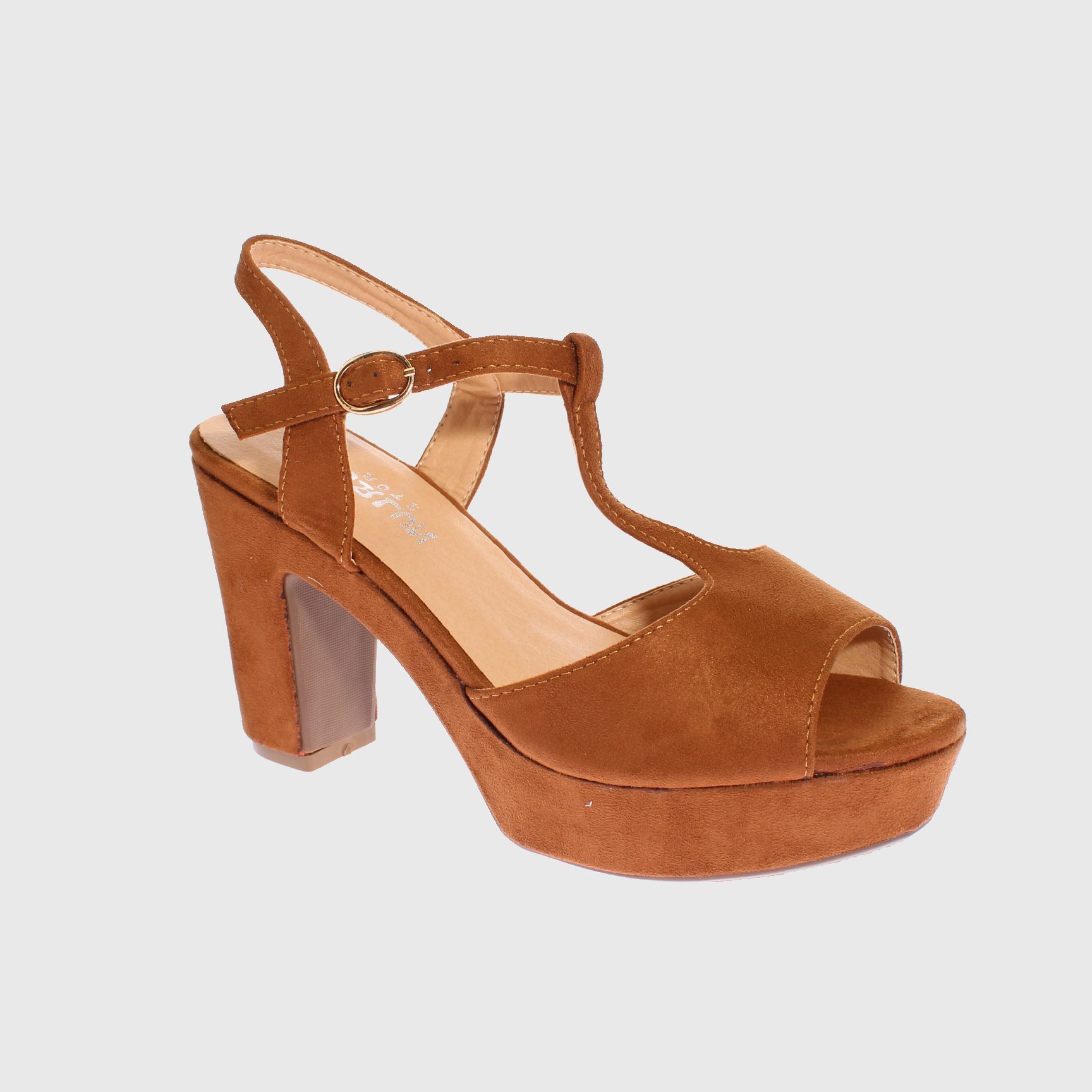 SANDALIAS MUJER VÍA FRANCA CAMEL TACÓN HUALUN ART. 5HLC726CAMEL - 1