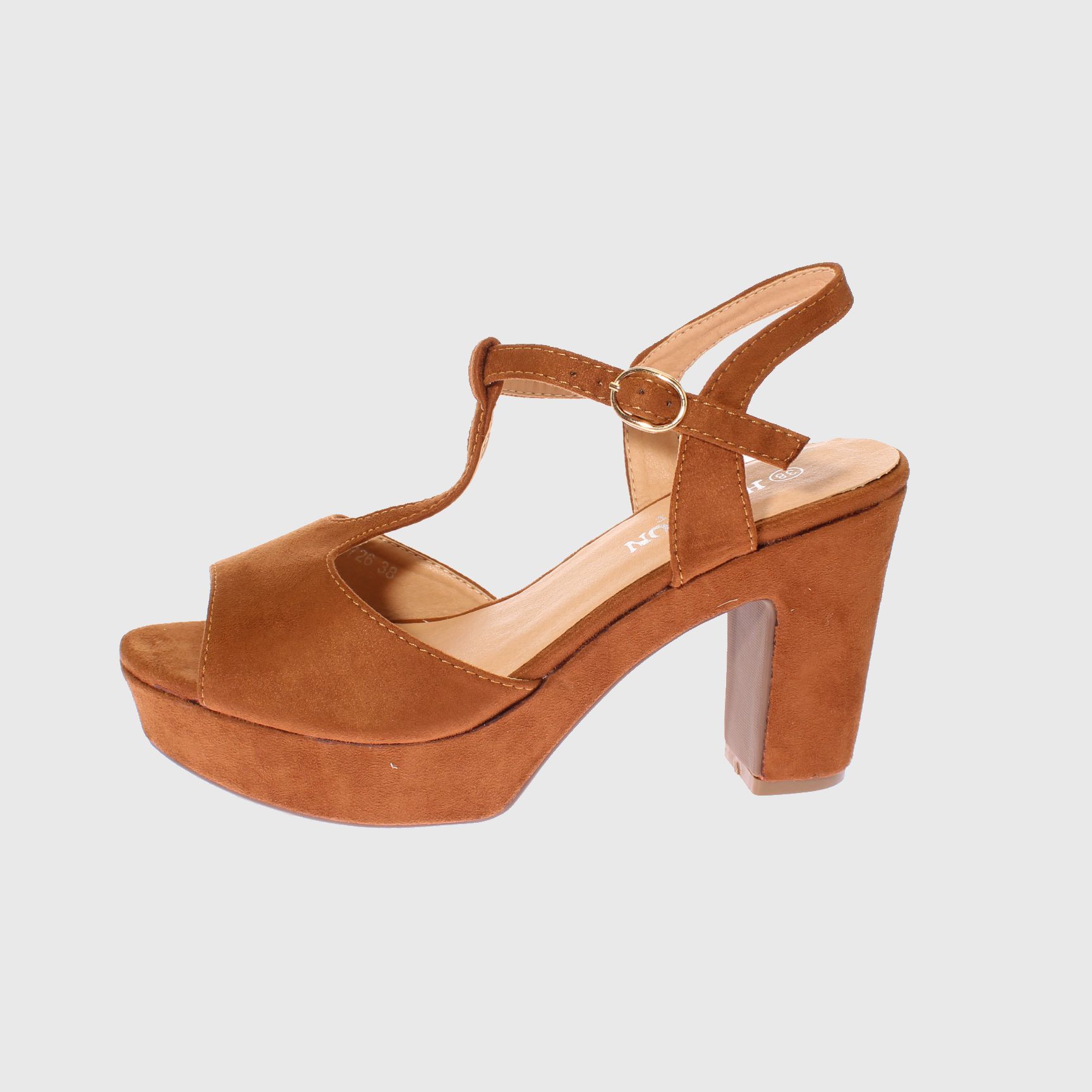 SANDALIAS MUJER VÍA FRANCA CAMEL TACÓN HUALUN ART. 5HLC726CAMEL - 2