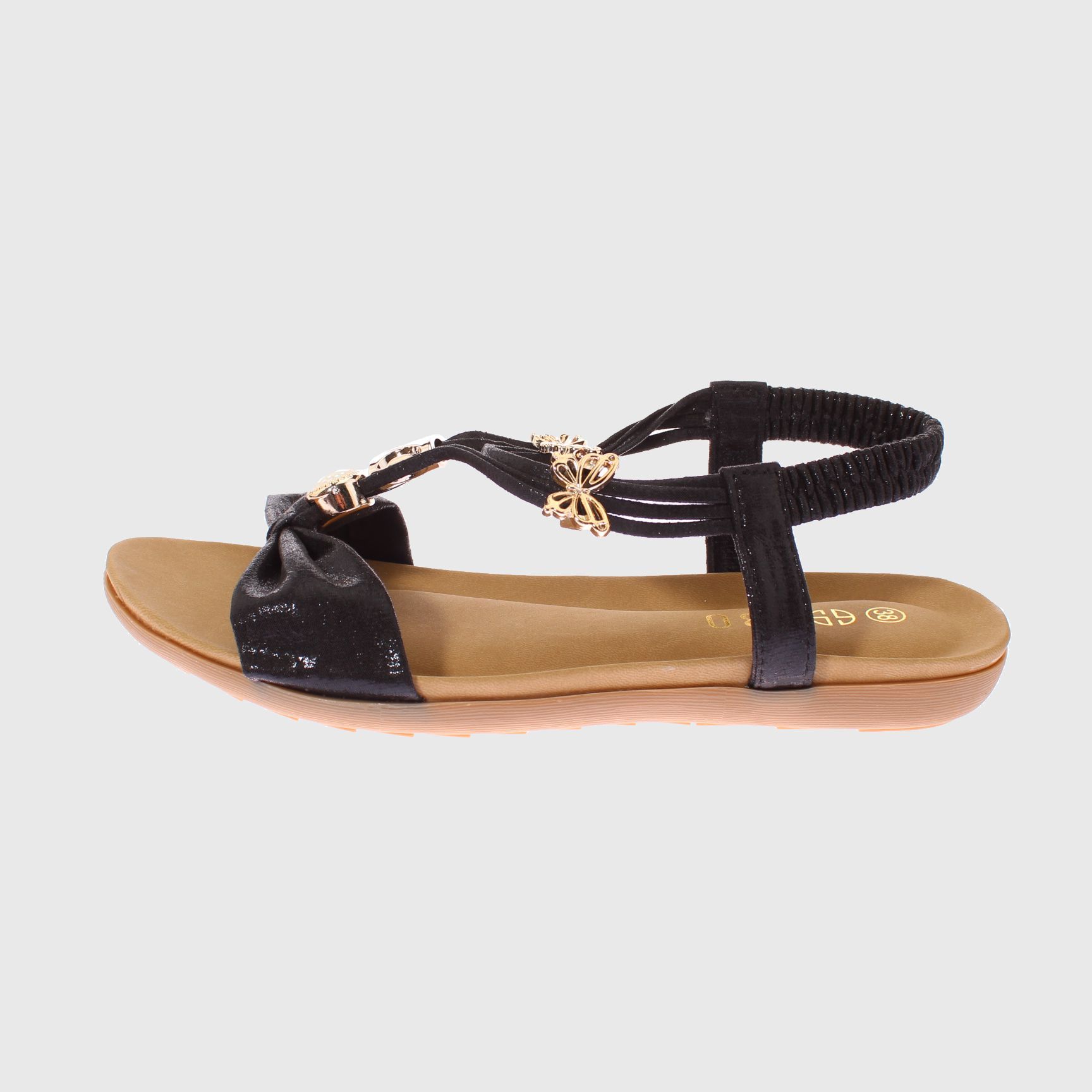 SANDALIAS MUJER VÍA FRANCA NEGRO ART. 51209B2029BLACK - 2