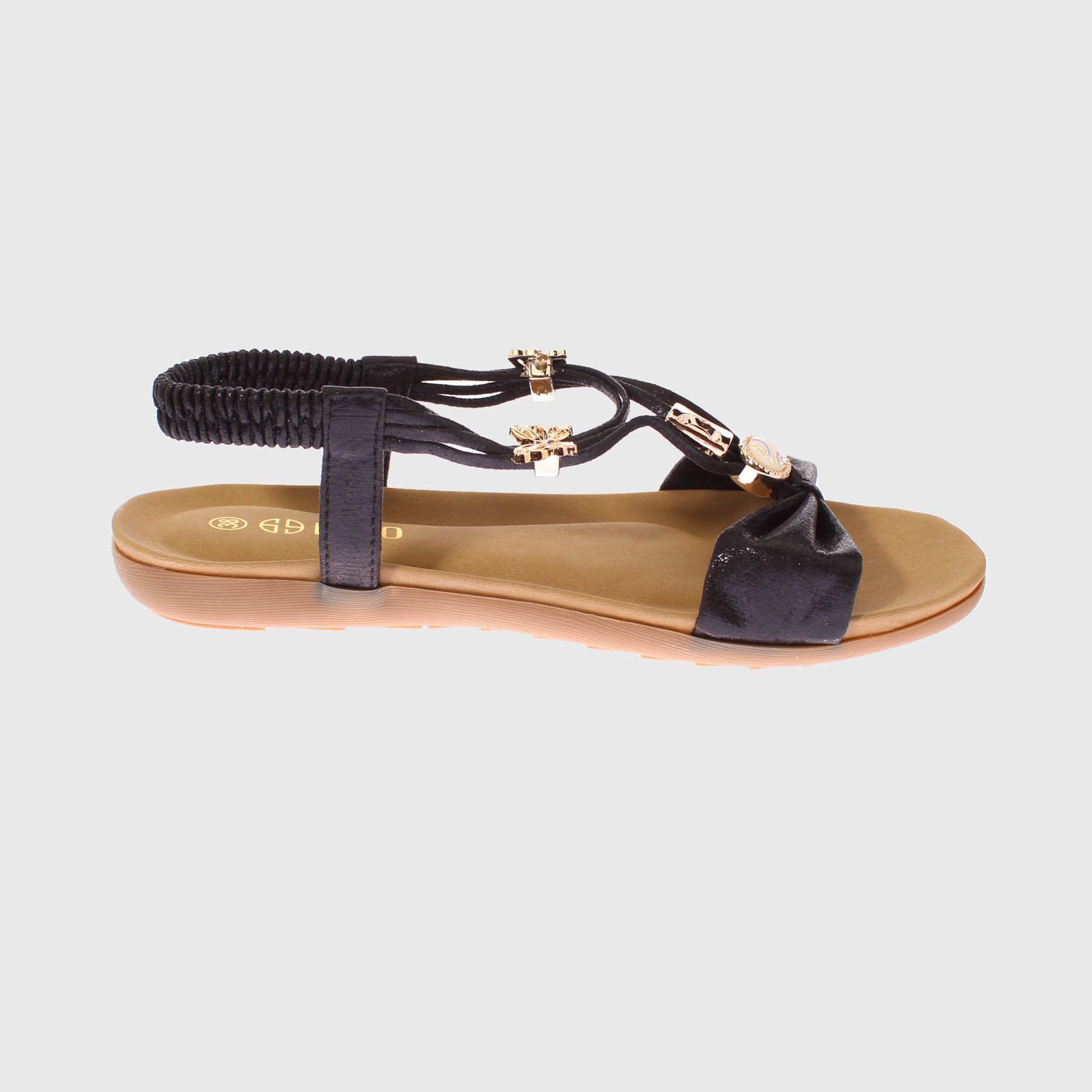 SANDALIAS MUJER VÍA FRANCA NEGRO ART. 51209B2029BLACK - 4
