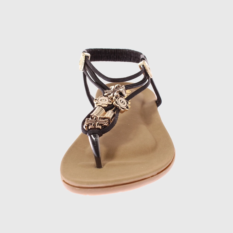 SANDALIAS MUJER VÍA FRANCA NEGRO ART. 51209B2027BLACK - 3