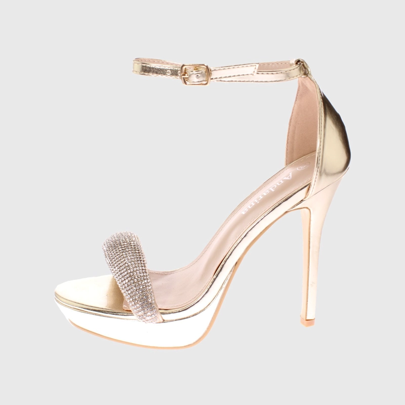 SANDALIAS MUJER VIA FRANCA FIESTA ORO ANDARINA ART. 5M220ORO - 2