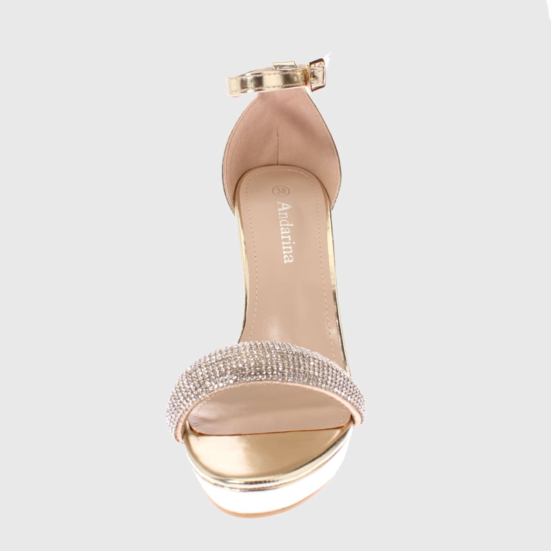 SANDALIAS MUJER VIA FRANCA FIESTA ORO ANDARINA ART. 5M220ORO - 3