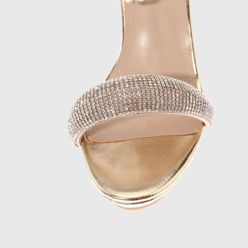 SANDALIAS MUJER VIA FRANCA FIESTA ORO ANDARINA ART. 5M220ORO - 5
