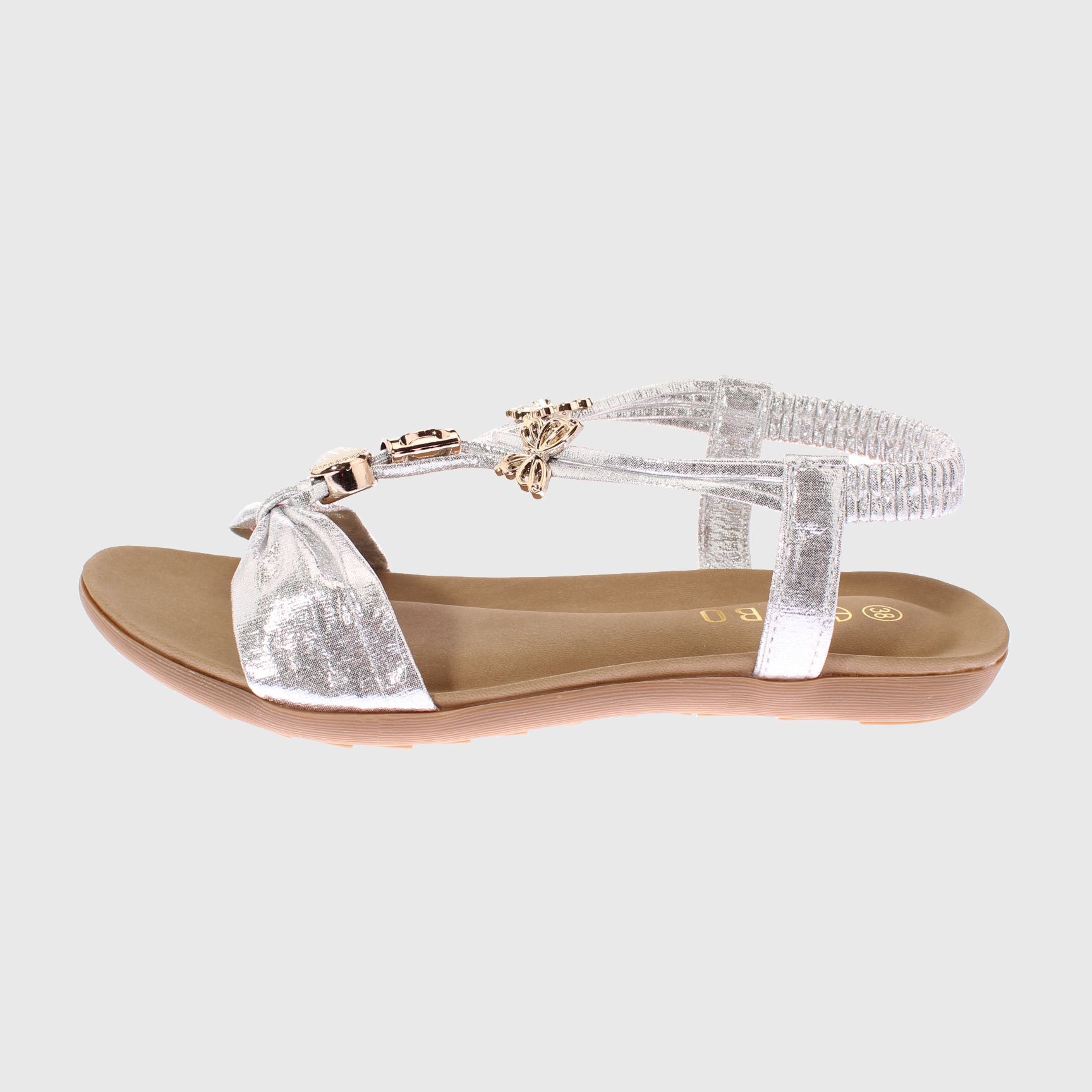 SANDALIA PLATA VIA FRANCA ART. 51209B2029SILVER - 2