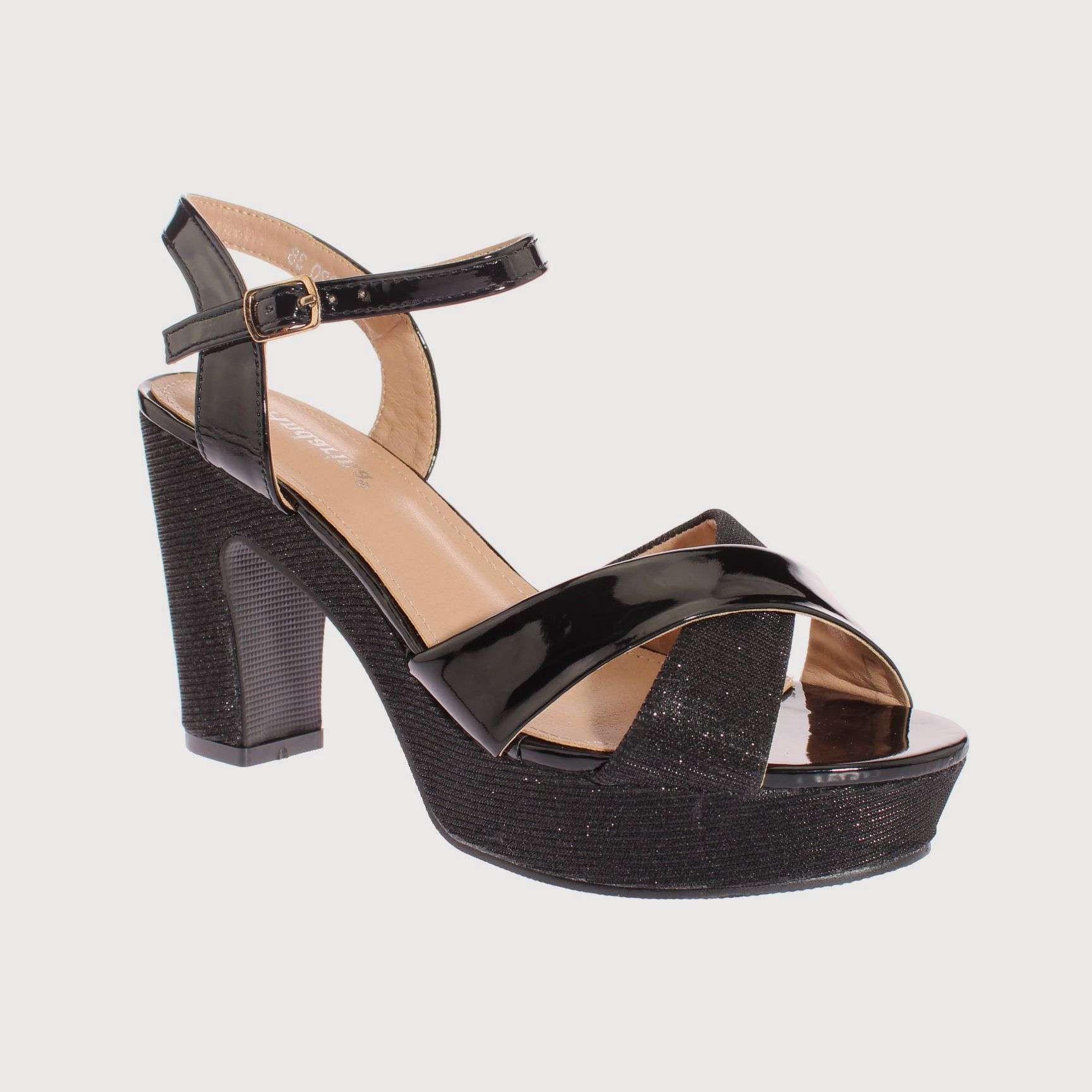 SANDALIAS MUJER VÍA FRANCA NEGRO FIESTA ANDARINA ART. 5W220BLACK - 1