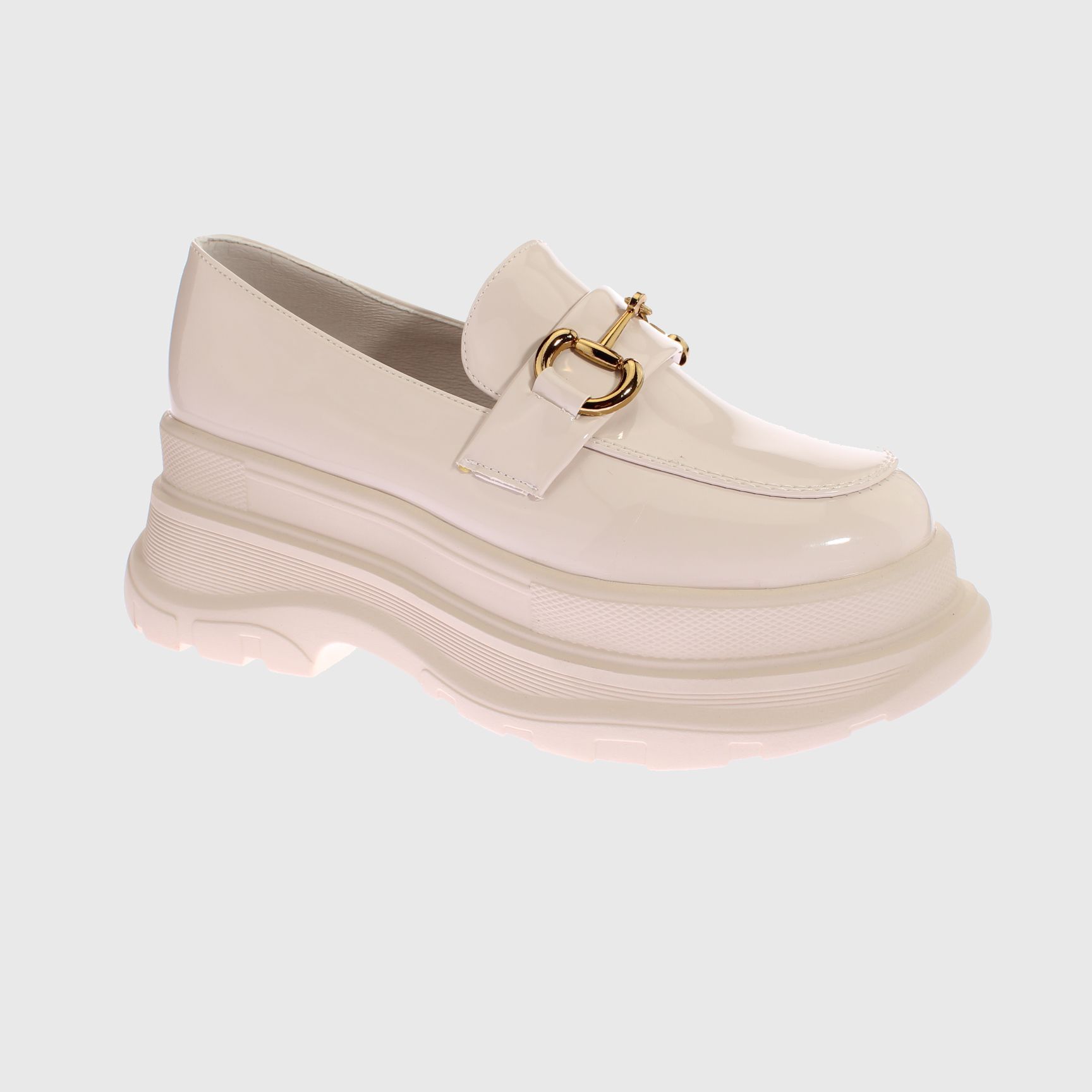 MOCASINES MUJER VIA FRANCA BLANCO TERRAPLEN ART. 52111B31270BEIGE - 1