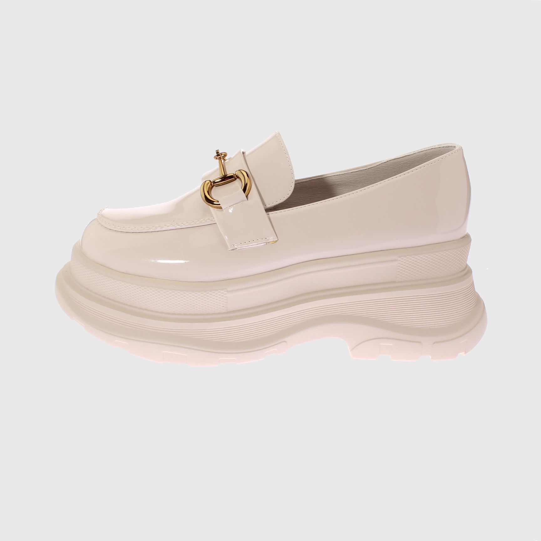 MOCASINES MUJER VIA FRANCA BLANCO TERRAPLEN ART. 52111B31270BEIGE - 2