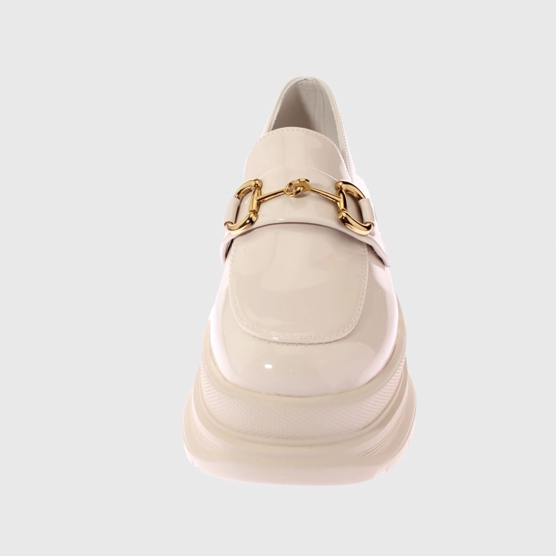 MOCASINES MUJER VIA FRANCA BLANCO TERRAPLEN ART. 52111B31270BEIGE - 3