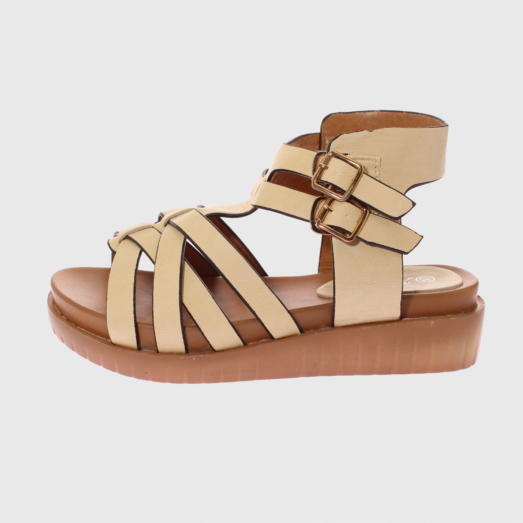 SANDALIAS MUJER VIA FRANCA BEIGE ART. 5LXN1174 - 2
