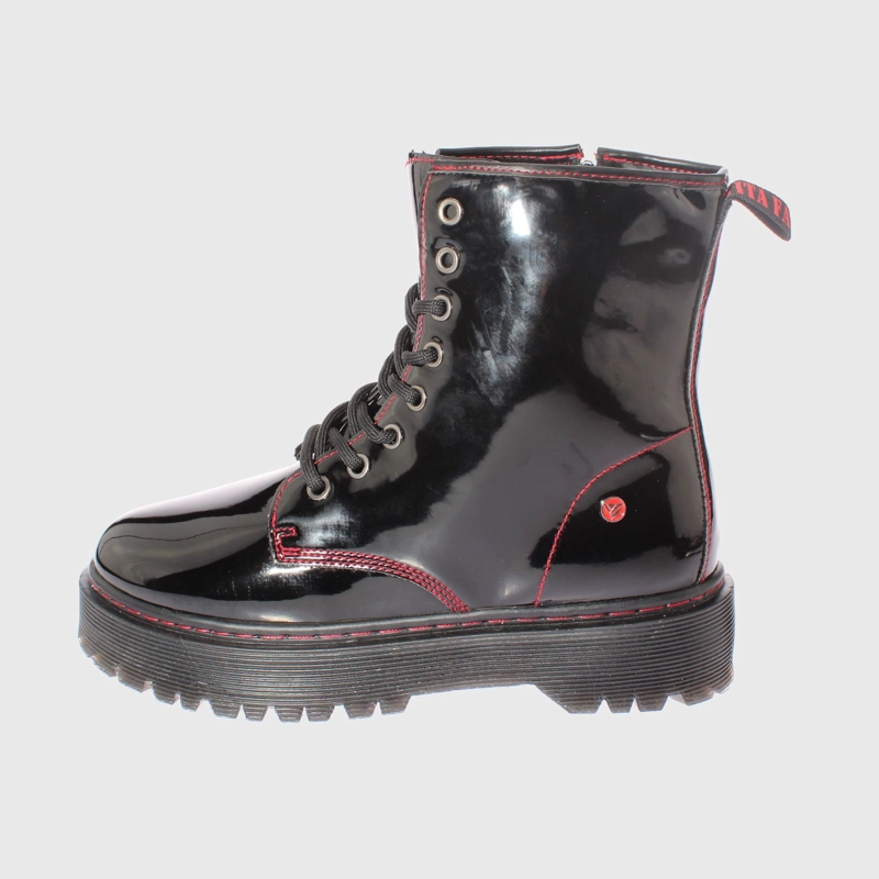 BOTIN NEGRO/ ROJO VÍA FRANCA ART. 5BM001BKRED - 2