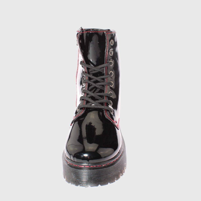 BOTIN NEGRO/ ROJO VÍA FRANCA ART. 5BM001BKRED - 3