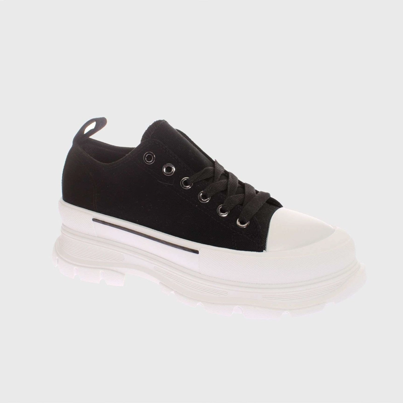 ZAPATILLA LONA NEGRO VÍA FRANCA ART. 5BY223BLACK - 1