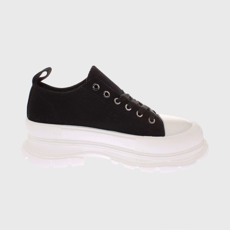 ZAPATILLA LONA NEGRO VÍA FRANCA ART. 5BY223BLACK - 4