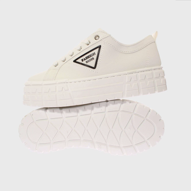 ZAPATILLAS MUJER VIA FRANCA CASUALES BLANCO LONA ANDARINA ART. 5LA7WHITE - 2