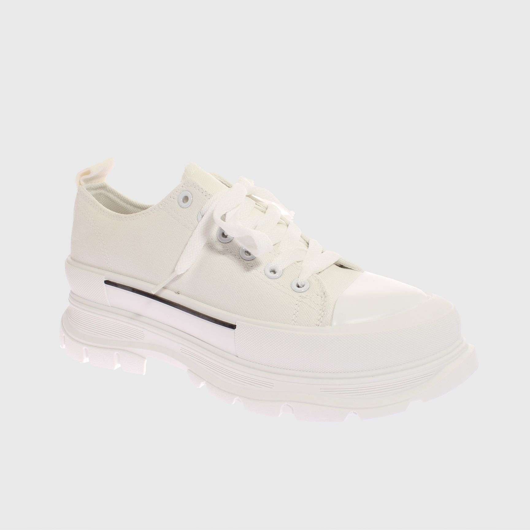 ZAPATILLAS MUJER VIA FRANCA CASUALES BLANCO LONA ART. 5BY223WHITE - 1
