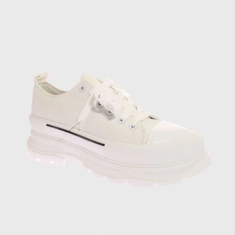 ZAPATILLAS MUJER VIA FRANCA CASUALES BLANCO LONA ART. 5BY223WHITE - 1
