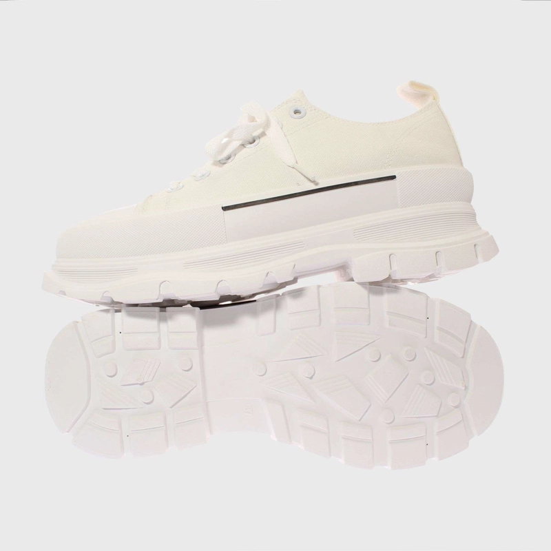 ZAPATILLAS MUJER VIA FRANCA CASUALES BLANCO LONA ART. 5BY223WHITE - 2