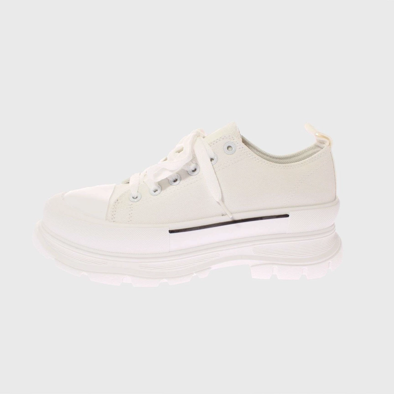 ZAPATILLAS MUJER VIA FRANCA CASUALES BLANCO LONA ART. 5BY223WHITE - 5