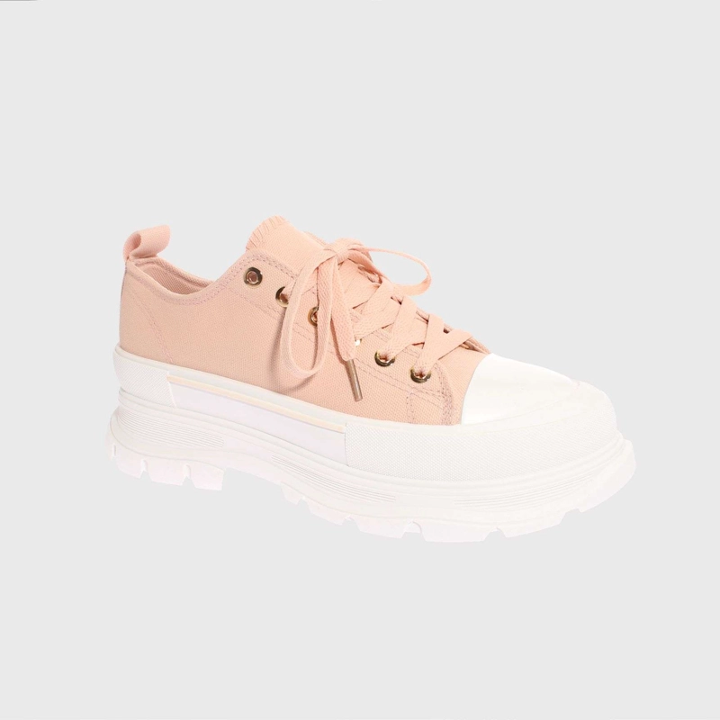 ZAPATILLAS MUJER VIA FRANCA CASUALES ROSADO LONA ART. 5BY223PINK - 1