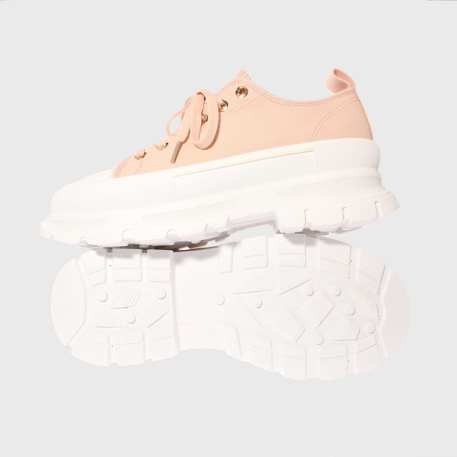ZAPATILLAS MUJER VIA FRANCA CASUALES ROSADO LONA ART. 5BY223PINK - 2
