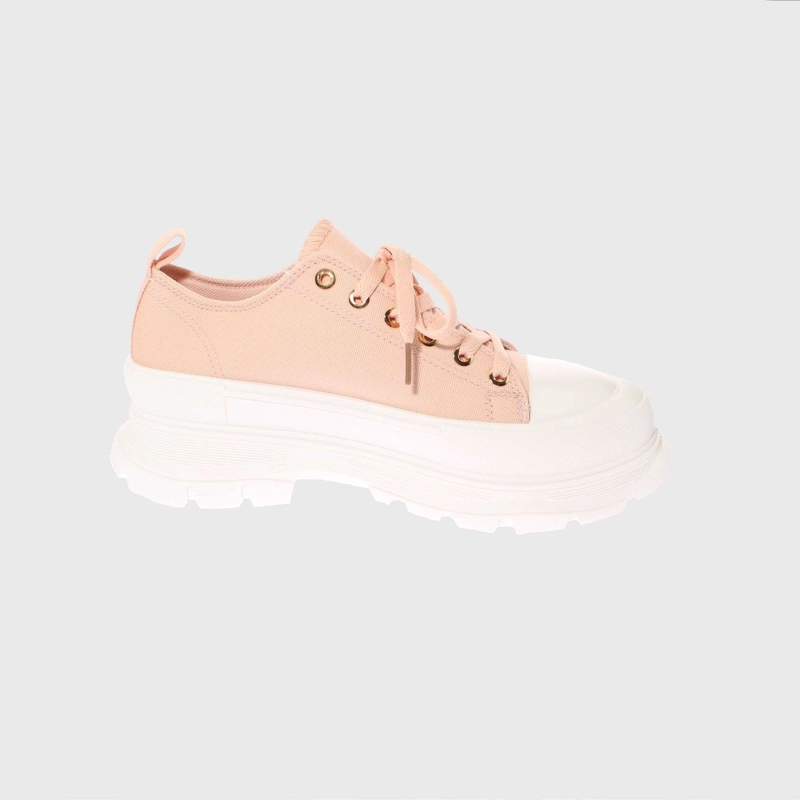 ZAPATILLAS MUJER VIA FRANCA CASUALES ROSADO LONA ART. 5BY223PINK - 4