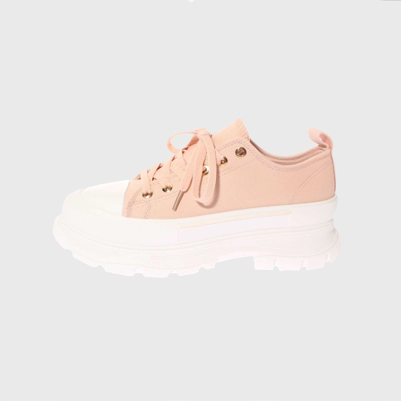 ZAPATILLAS MUJER VIA FRANCA CASUALES ROSADO LONA ART. 5BY223PINK - 5