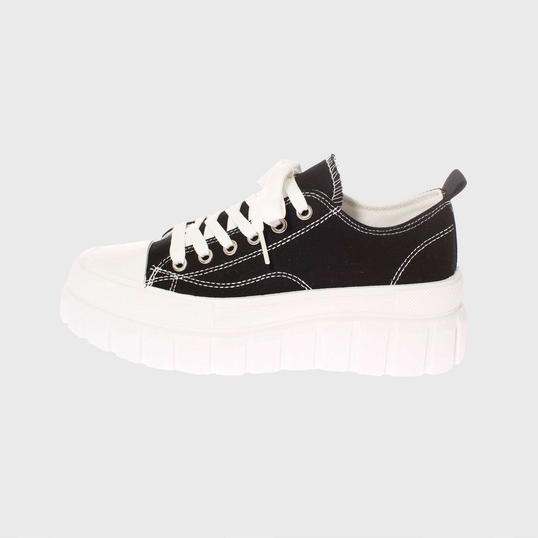 ZAPATILLAS MUJER VIA FRANCA URBANAS NEGRO LONA ART. 52111B21191BLACK - 5