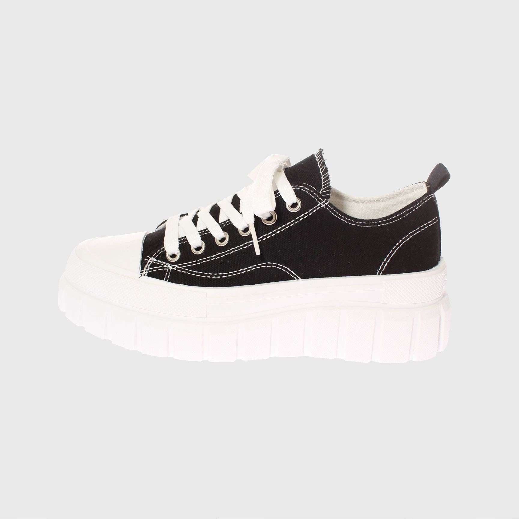 ZAPATILLAS MUJER VIA FRANCA URBANAS NEGRO LONA ART. 52111B21191BLACK - 5