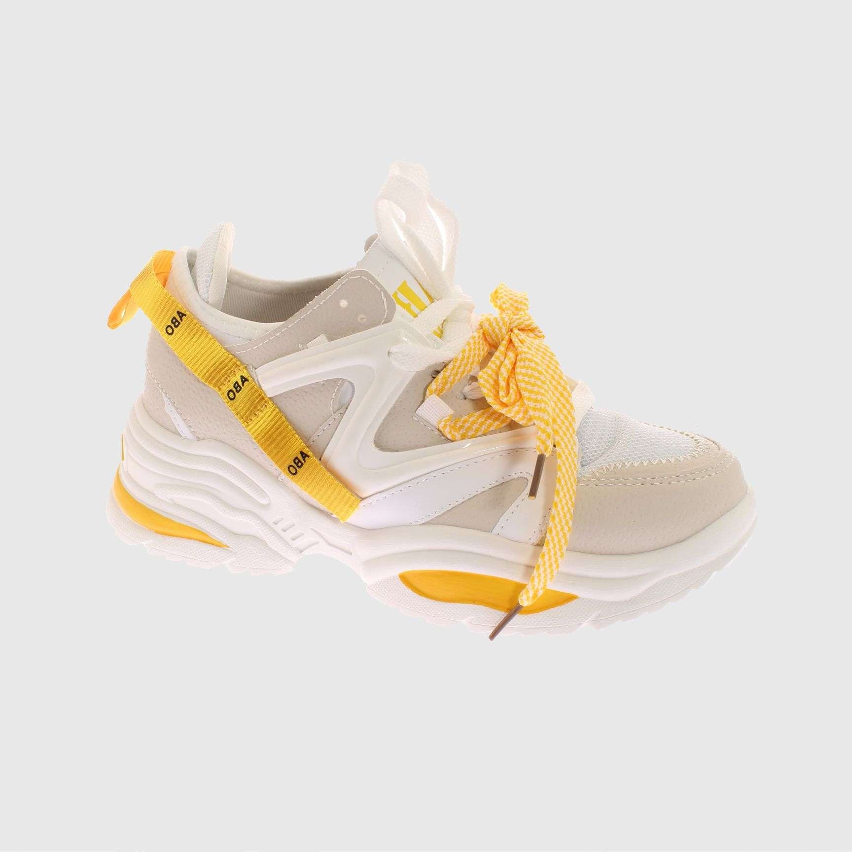 ZAPATILLAS MUJER VIA FRANCA CASUALES BLANCO ART. 5PG90310YELLOW - 1