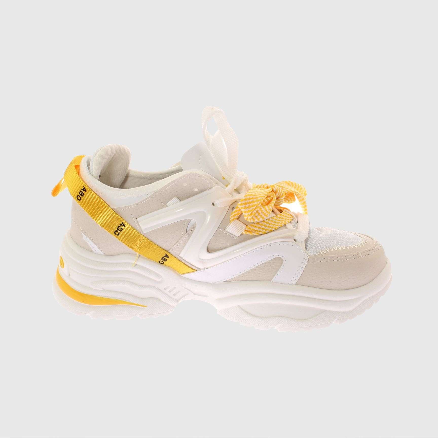 ZAPATILLAS MUJER VIA FRANCA CASUALES BLANCO ART. 5PG90310YELLOW - 4