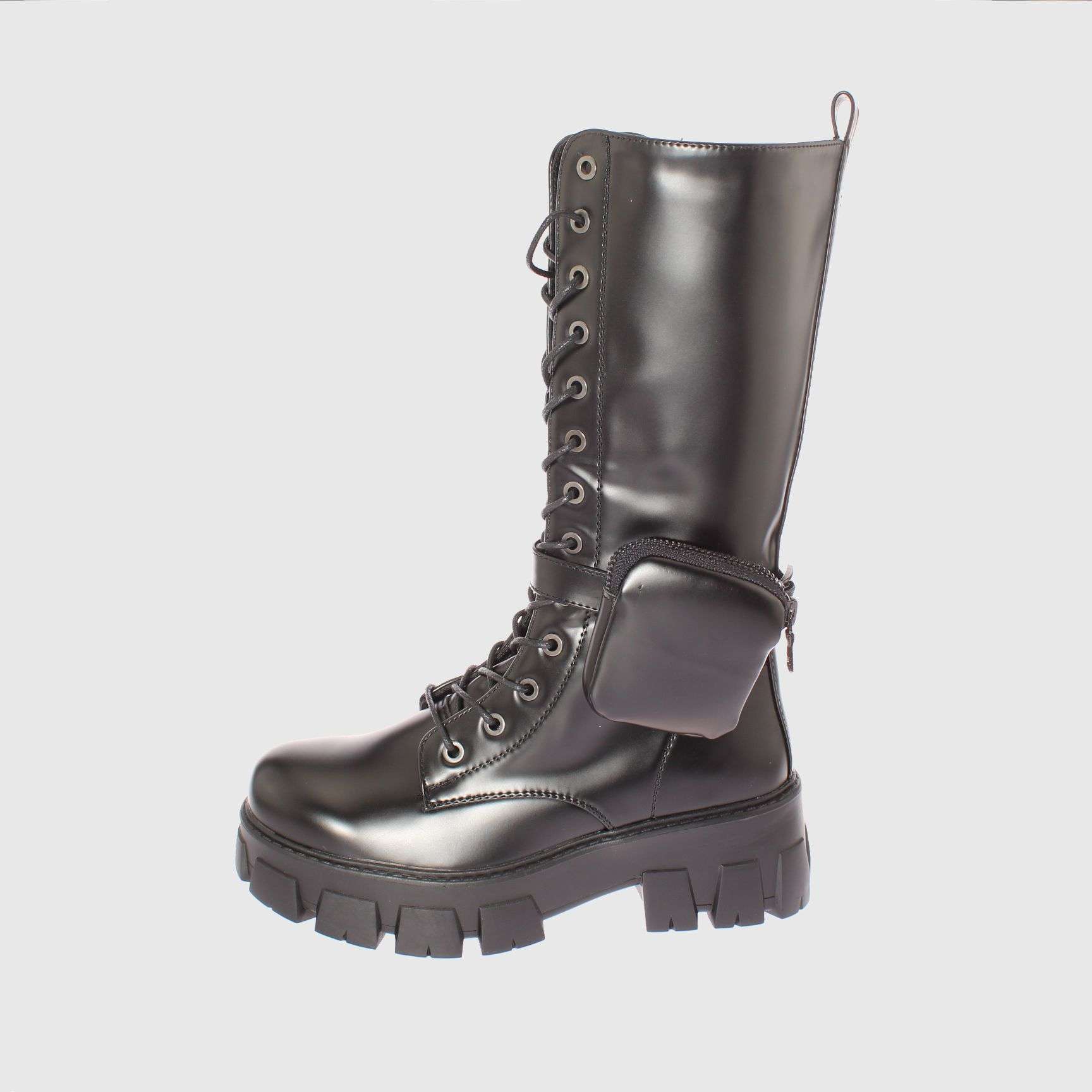 BOTAS MUJER VÍA FRANCA NEGRO CORDON ART. 521JS89NEGRO - 2