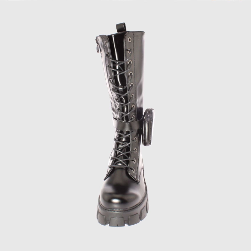 BOTAS MUJER VÍA FRANCA NEGRO CORDON ART. 521JS89NEGRO - 5