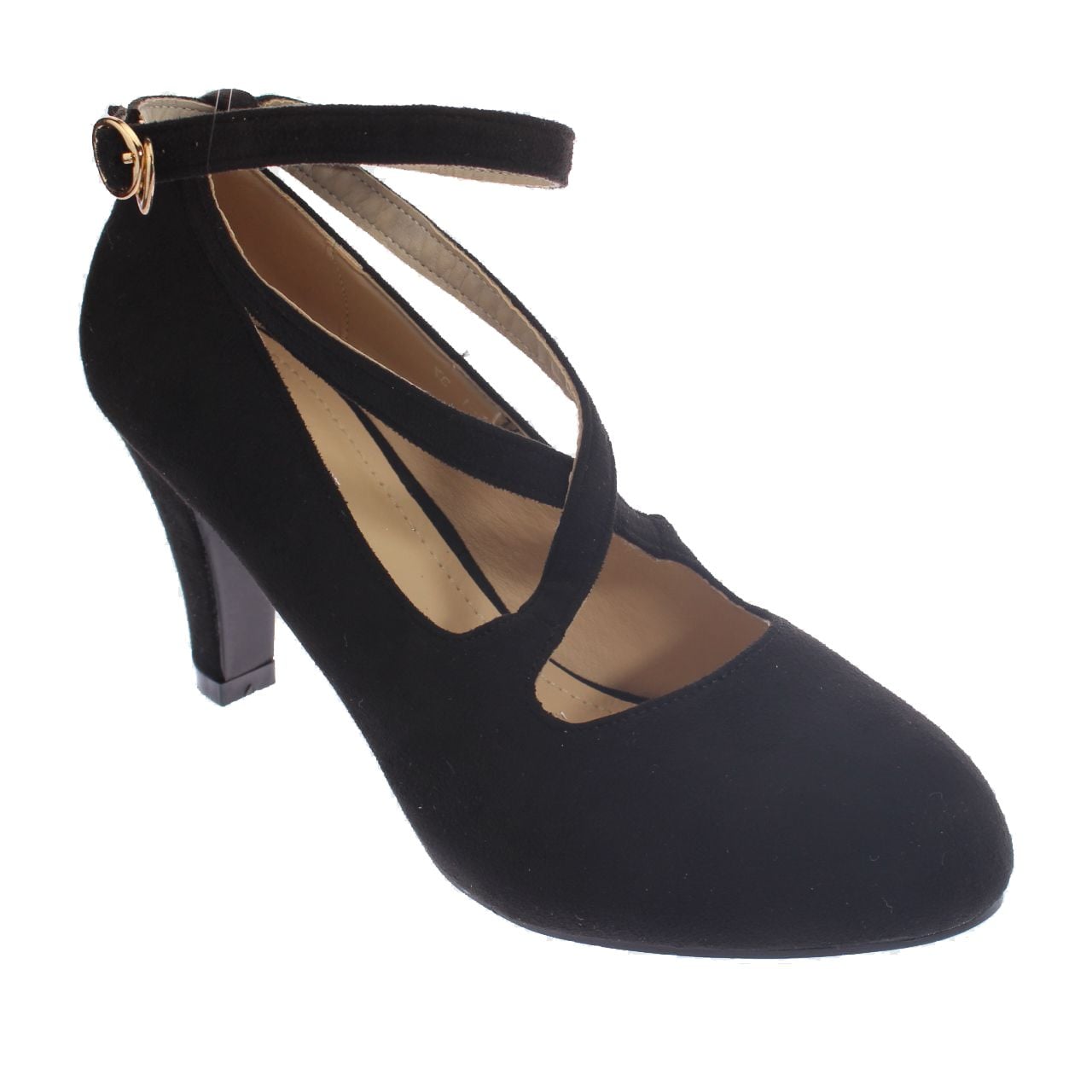 ZAPATO TACO NEGRO HERIEL ART. 5H6551BLACK - 1