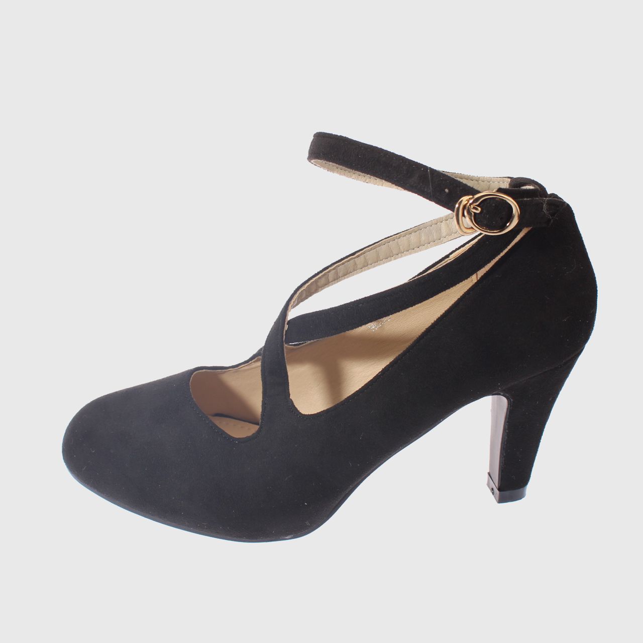 ZAPATO TACO NEGRO HERIEL ART. 5H6551BLACK - 4