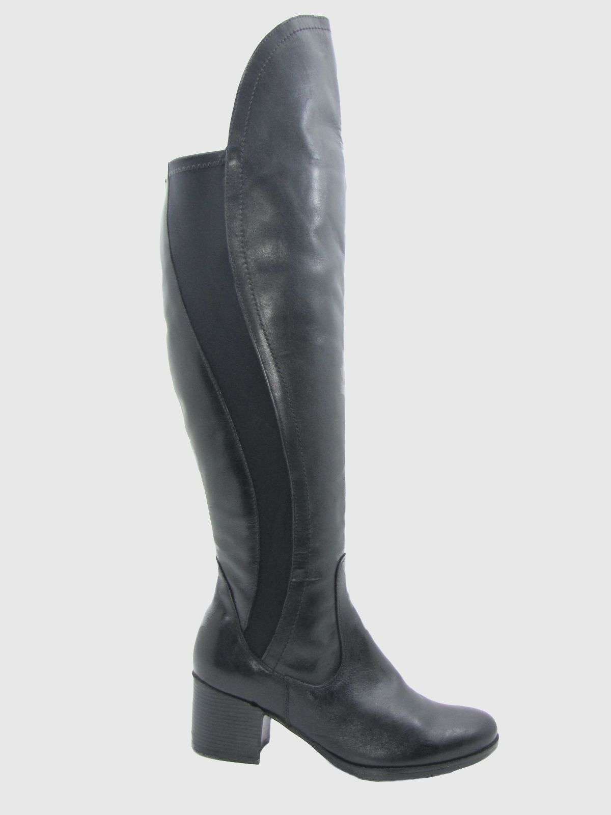 BOTAS MUJER VÍA FRANCA CUERO NEGRO ART. 5915030PRETO - 1
