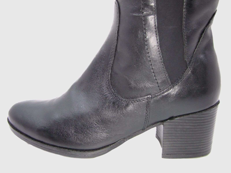 BOTAS MUJER VÍA FRANCA CUERO NEGRO ART. 5915030PRETO - 5