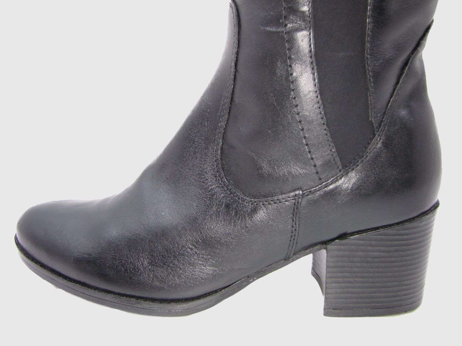 BOTAS MUJER VÍA FRANCA CUERO NEGRO ART. 5915030PRETO - 5