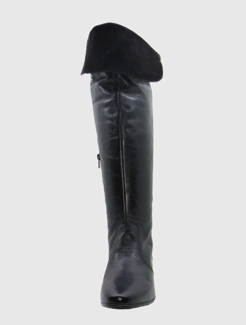 BOTAS MUJER VÍA FRANCA CUERO NEGRO ART. 5916015PRETO - 4